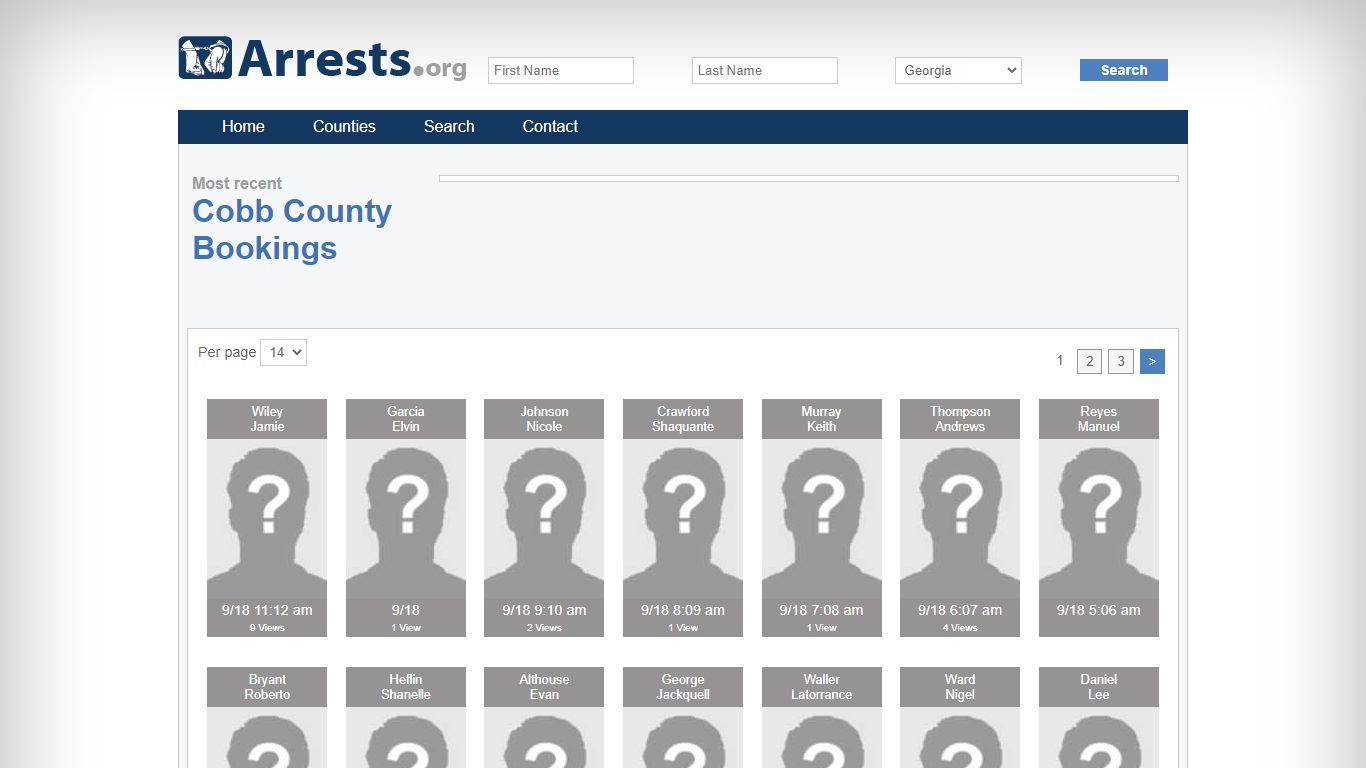 Cobb County Arrests and Inmate Search